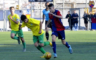 Imatge d'un partit del Cadet 'B' del Mercantil enguany | CE Mercantil